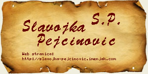 Slavojka Pejčinović vizit kartica